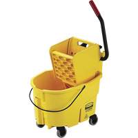 WaveBrake&reg; Mop Bucket and Wringer, Side Press, 6.5 US Gal. (26 Quart), Yellow Buying Direct Corp.
