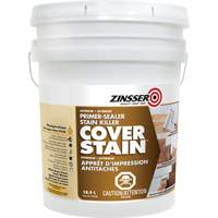 Scellant d'appr&ecirc;t &agrave; base d'huile Cover Stain, 18,9 L, Seau, Blanc Buying Direct Corp.