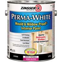 Perma-White&reg; Mold & Mildew-Proof Interior Paint, 3.78 L, Gallon, White Buying Direct Corp.