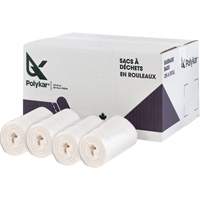 High Density Garbage Bags, Utility, 22" W x 20" L, 8 microns, Frosted, 23 L (6 Gal.) Capacity Buying Direct Corp.