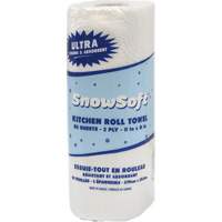 Snow Soft Premium Kitchen Towels, 2 Ply, 85 Sheets/Roll, 8" W, 11" L Buying Direct Corp.