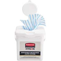 Seau de chargement pour chiffons microfibres, Blanc Buying Direct Corp.