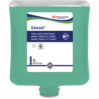 Estesol&reg; Hand, Hair and Body Cleaner, 2 L, Rain Forest, Plastic Cartridge Buying Direct Corp.