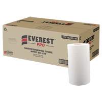 Essuie-mains en rouleaux blancs de luxe, 1 pli, D&eacute;rouler par le centre, 205' lo Buying Direct Corp.