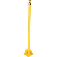 Butoirs repliables, Acier, 42" h x 1-3/4" la, Jaune Buying Direct Corp.