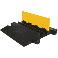 Protecteur de c&acirc;ble &agrave; traverse extr&ecirc;me Yellow Jacket, 2 canaux, 35,75" lo x 42,125" la x 5,125" h Buying Direct Corp.