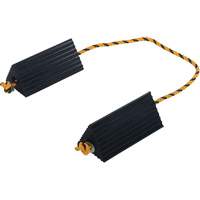 Airline Wheel Chock, 5" x 10" x 4-1/2", Black Buying Direct Corp.