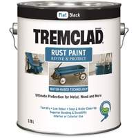 Peinture antirouille &agrave; base d'eau Tremclad, 3,78 L, Gallon, Noir Buying Direct Corp.