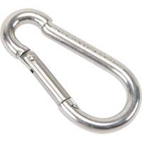 Stainless Steel Snap Hook, 220 lbs (0.11 tons) Working Load Limit, 3/16" Size, 5/16" Eye Buying Direct Corp.