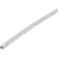 Wire Rope, 1000' (304.8 m) x 1/16", 480 lbs. (0.24 tons), Galvanized Buying Direct Corp.