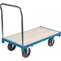 Heavy-Duty Platform Truck, 48" L x 24" W, 2500 lbs. Capacity, Nylon Casters Buying Direct Corp.