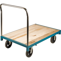Heavy-Duty Platform Truck, 48" L x 30" W, 2000 lbs. Capacity, Rubber Casters Buying Direct Corp.