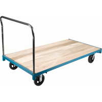 Heavy-Duty Platform Truck, 96" L x 48" W, 2000 lbs. Capacity, Rubber Casters Buying Direct Corp.