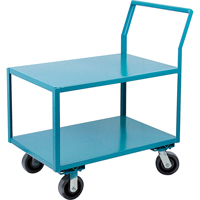 Chariots surbaiss&eacute;s robustes, 2 niveaux, 18" la x 30" p x 41" h, 2400 lb Cap Buying Direct Corp.