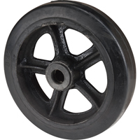 Mold-On Rubber Wheel, 8" (203 mm) Dia. x 2" (51 mm) W, 400 lbs. (181 kg.) Capacity Buying Direct Corp.