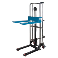 Hydraulic Platform Lift Stacker, Foot Pump Operated, 880 lbs. Capacity, 60" Max Lift Buying Direct Corp.