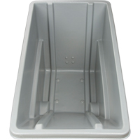 Chariot basculeur en acier, Poly&eacute;thyl&egrave;ne, 0,625 vg³, Capacit&eacute; de charge de 500 lb Buying Direct Corp.