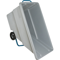 Chariot basculeur en acier, Poly&eacute;thyl&egrave;ne, 0,625 vg³, Capacit&eacute; de charge de 850 lb Buying Direct Corp.