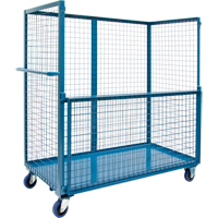 Chariot grillag&eacute; pour transport , Acier, 24" x 55" x 36", Capacit&eacute; 1200 lb Buying Direct Corp.