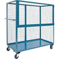 Chariot grillag&eacute; pour transport , Acier, 24" x 55" x 36", Capacit&eacute; 1200 lb Buying Direct Corp.