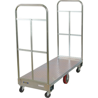 U-Boat Platform Truck, 60" L x 24" W, 1750 lbs. Capacity, Polyurethane Casters Buying Direct Corp.