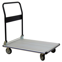 Folding Handle Platform Truck, Aluminum, 550 lbs., 35-1/2" L x 24" W, 35-1/2" High Buying Direct Corp.