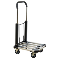 Folding Handle Platform Truck, Aluminum, 300 lbs., 28" L x 16" W, 37.75" High Buying Direct Corp.