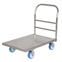 Platform Truck, 36" L x 24" W, 2000 lbs. Capacity, Polyurethane Casters Buying Direct Corp.
