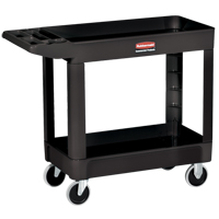 Heavy-Duty Utility Cart - 4520-89, 2 Tiers, 25-7/8" x 33-1/4" x 45-1/4", 500 lbs. Capacity Buying Direct Corp.