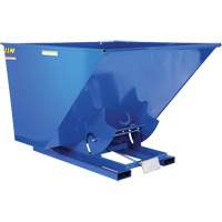 Conteneur autobasculeur, Acier, 2-1/2 vg³, Bleu Buying Direct Corp.
