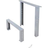 Industrial Duty Leg for Workbench, Steel, 24" D x 34" H, Single Buying Direct Corp.