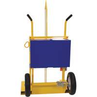 Welding Cylinder Torch Cart, Foam-Filled Wheels, 24" W x 19-1/2" L Base, 500 lbs. Buying Direct Corp.
