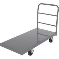Platform Truck, 48" L x 24" W, 2000 lbs. Capacity, Rubber Casters Buying Direct Corp.