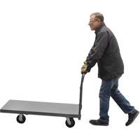 Platform Truck, 48" L x 24" W, 2000 lbs. Capacity, Rubber Casters Buying Direct Corp.