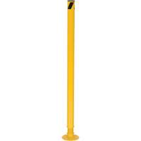Borne de protection &agrave; ressort, Acier, 42" h x 2-1/8" la, Jaune Buying Direct Corp.