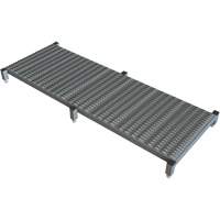 Adjustable Height One-Step Work Platform, 24" W x 71" D, 800 lbs. Capacity, All-Welded Buying Direct Corp.