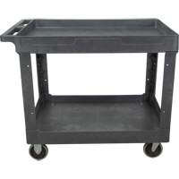 Chariot utilitaire pour l'entretien, 2 tiers, 24-5/8" x 32-1/2" x 40", Capacit&eacute; 550 lb Buying Direct Corp.