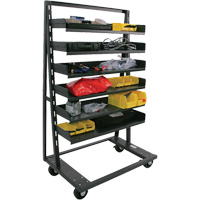 Single-Sided Heavy Duty A-Frame Cart with 6 Trays, 38" x 25" x 63", 2500 lbs. Capacity Buying Direct Corp.