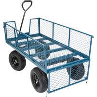 Wagon with Drop Sides, 24" W x 48" L, 800 lbs. Capacity Buying Direct Corp.