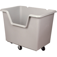 Starcart Easy-Access Box Truck, Polyethylene, 46" L x 31" W x 49" H, 24 cu. ft. Volume, 900 lbs. Capacity Buying Direct Corp.