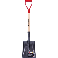 Pro Square Point Shovel, Wood, Tempered Steel Blade, D-Grip Handle, 27-3/4" Long Buying Direct Corp.