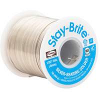 Stay-Brite&reg; Solders, Lead-Free, 96% Tin 4% Silver, Solid Core, 0.09375" Dia. Buying Direct Corp.