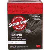 Scotch-Brite 7447 Hand Pads, Aluminum Oxide, 9" x 6", Very Fine Grit Buying Direct Corp.