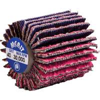 Threaded Mini Flap Wheel, Ceramic Alumina, 40 Grit, 1" x 1" x 1/4"-20 Buying Direct Corp.