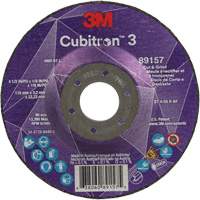 Cubitron 3 Cut and Grind Wheel, 4-1/2" x 1/8", 7/8" Arbor, Type 27, 36 Grit, Ceramic Buying Direct Corp.