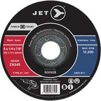 Meule Power-Xtreme ZA24S, 4-1/2" x 1/4", Arbre 7/8", Type 27 Buying Direct Corp.