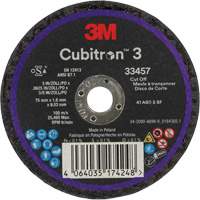 Cubitron 3 Cut-Off Wheel, 3" x 0.063", 3/8" Arbor, Ceramic Buying Direct Corp.