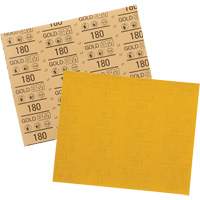 Gold Abrasive Sheet 12545, 9" x 11", 180 Grit, Aluminum Oxide Buying Direct Corp.
