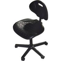 Heavy-Duty Ergonomic Seating, Polyurethane, Black, 250 lbs. Capacity Buying Direct Corp.