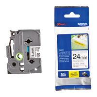 Laminated Industrial Tape, 24 mm x 13', Black on White Buying Direct Corp.